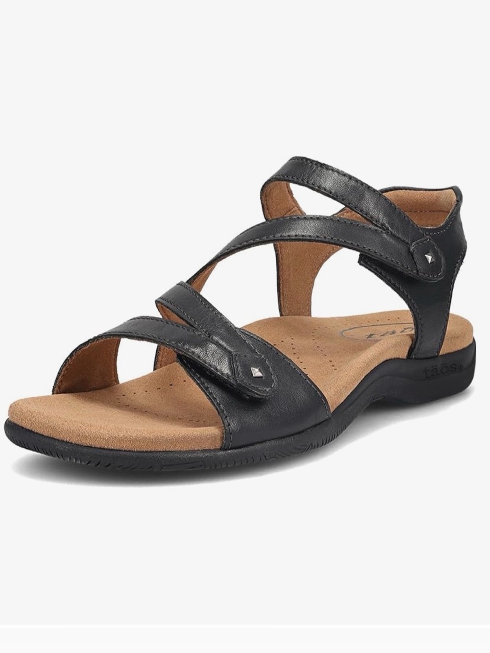 Taos Footwear Women's Big Time Sandal - Black - 11W